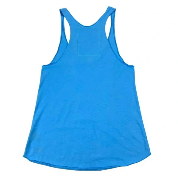 Aviator Nation Women’s‎ Medium Lightning Bolt Tank Top Blue USA Made - Picture 3 of 6